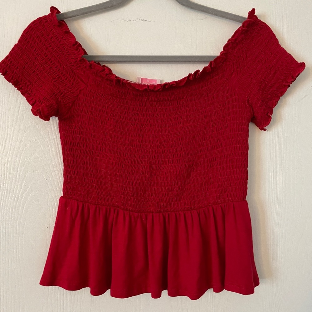 🌻5/$16🌻 Red off shoulder top